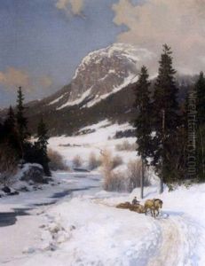 Vinterlandskap Vinterlandskap