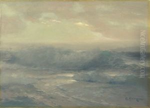 Seascape by Alexei Vasilievitch Hanzen
