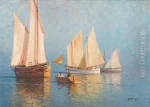 Sailboat by Alexei Vasilievitch Hanzen