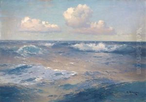 Seascape by Alexei Vasilievitch Hanzen