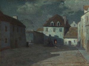 The Village Of Conques by Alexei Vasilievitch Hanzen