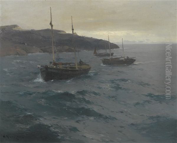 Landscape With Three Boats - view 1