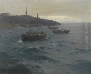 Landscape With Three Boats Landscape With Three Boats