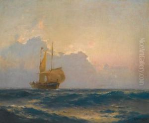 Ship At Dusk Ship At Dusk