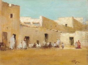 La Place Du Village Au Maroc