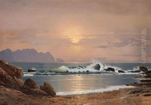 Sea At Sunset Sea At Sunset