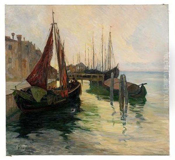 Barges On The Wharf - view 1