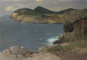 Coastal Landscape by Alexei Vasilievitch Hanzen