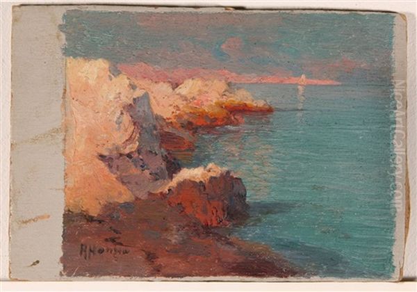 Sailboat Off The Coast - view 1