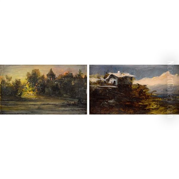 Landschaften Im Abendrot. Gegenstucke - view 1