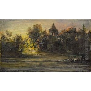 Landschaften Im Abendrot. Gegenstucke Landschaften Im Abendrot. Gegenstucke