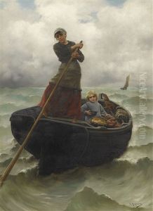 The Fisherman's Wife by Georges Jean Marie Haquette