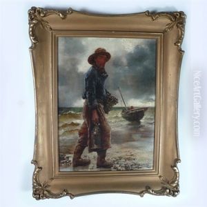 The Fisherman by Georges Jean Marie Haquette
