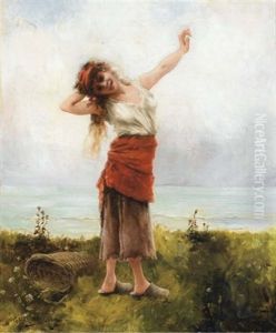 Jeune Fille S'etirant