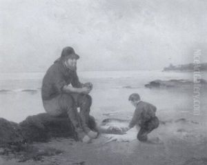 Coastal Landscape With Fishermen Coastal Landscape With Fishermen