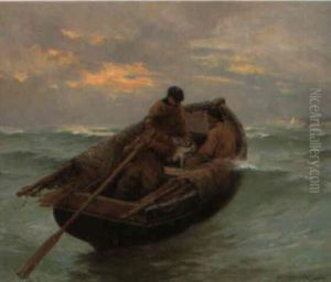 Bringing In The Catch by Georges Jean Marie Haquette