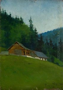Pieniny - Chata ("the Pienin Mountains - Cottage") by Marceli Harasimowicz