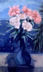Pfingstrosen In Einer Vase by Alice Harburger