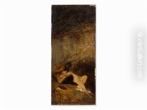 Pan With Nymph by Edmund Harburger