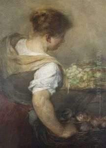 Die Gemusehandlerin by Edmund Harburger