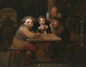 Dunkle Geschafte Im Wirtshaus by Edmund Harburger