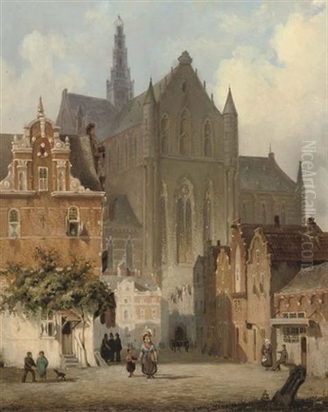 The St. Bavo On A Sunny Day, Haarlem - view 1