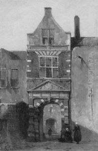 Hollandisches Stadthaus Mit Tordurchgang