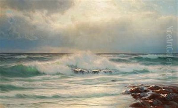 Breakers At Sunset - view 1