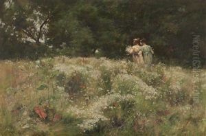 Gathering Wild Flowers by Charles Martin Hardie