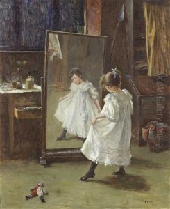 The Studio Mirror by Charles Martin Hardie