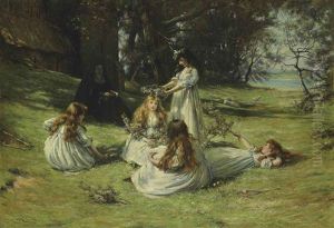 An Unrecorded Coronation: Inchmahome (isle Of Rest), A.d.1548 by Charles Martin Hardie