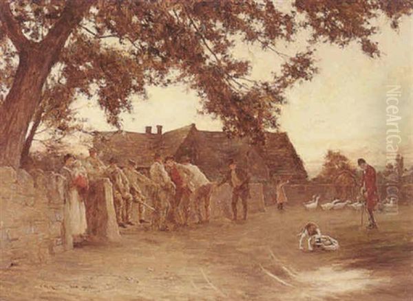 A Village Gathering - view 1