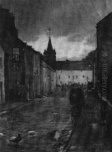 Street Scene by Charles Martin Hardie