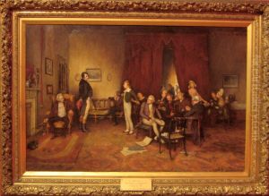 The Meeting Of Burns And Scott by Charles Martin Hardie