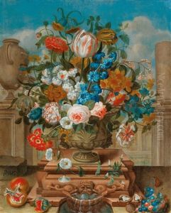 A Still Life Of Flowers