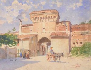 Ingresso In Citta by Enea Ballarini