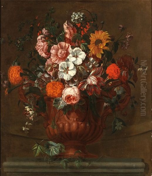 Nature Morte De Fleurs Dans Un Vase - view 1