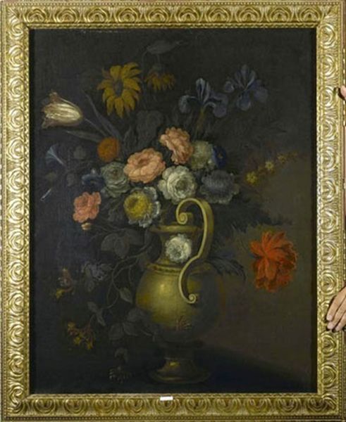 Grosser Blumenstrauss In Einer Vase - view 1