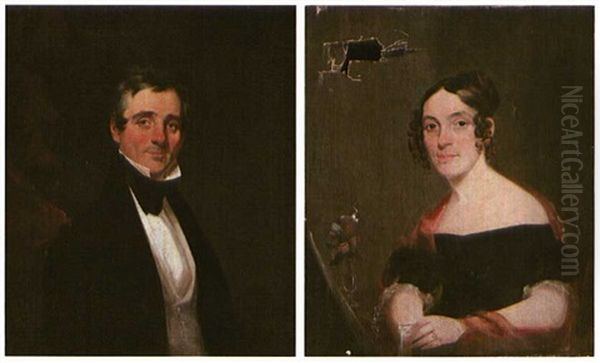 Portrait Of Mr. Churchill Samuel (+ Portrait Of Mrs. Judith Talbot Samuel; Pair) - view 1