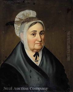 Pendant Portrait Of Kentucky Governor James Gerrard (+ Pendant Portrait Of Wife Elizabeth Mountjoy Gerrard; 2 Works)