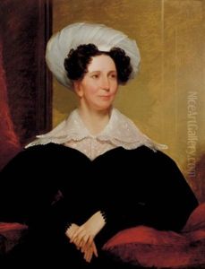 Portrait Of Mrs. David Stoddard Greenough Iii Of Roxbury, Massachusetts (+ Portrait Of Mr. David Stoffard Greenough Iii; 2 Works)