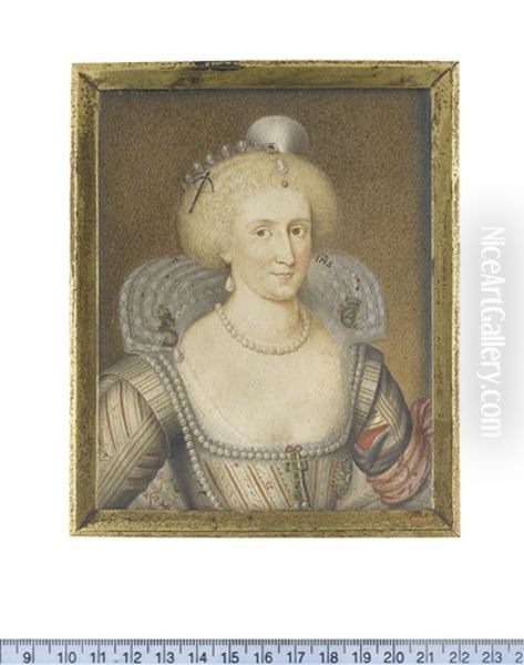 Queen Anne Of Denmark, Queen Consort Of England And Ireland (after Paul Van Somer) - view 1