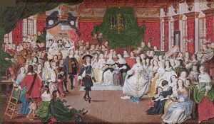 Charles Ii And Elizabeth, Princess Palatine Dancing At The Hague