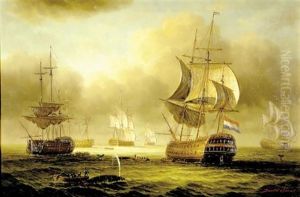 Galleons In A Cove (pair)