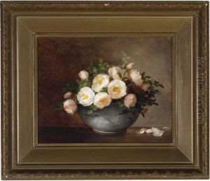 Blush Roses In A Bowl