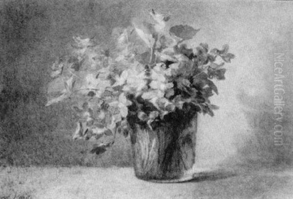 Violets In A Glass - view 1