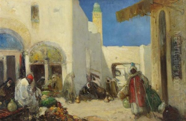 Orientalist Market Scene - view 1