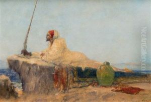 Sur Les Hauteurs De Tanger by Dudley Hardy