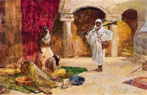 Orientalische Szene by Dudley Hardy