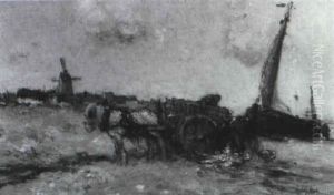 Etaples, France by Dudley Hardy